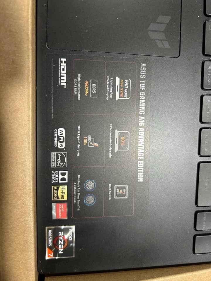 ASUS TUF A16 Computers New 512GB 12GB