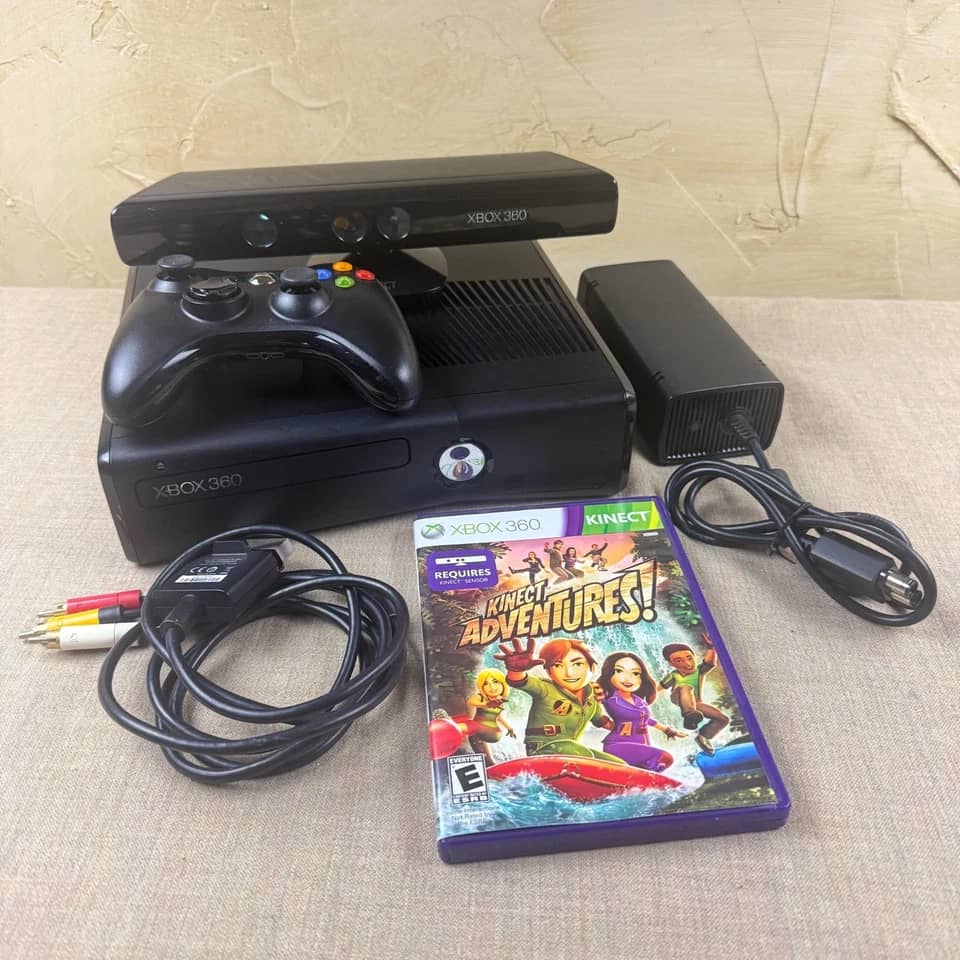 Microsoft Xbox 360 Video Game Consoles Open-Box Excellent Black