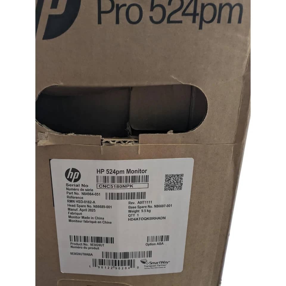 HP E27 G4 Monitors New Black