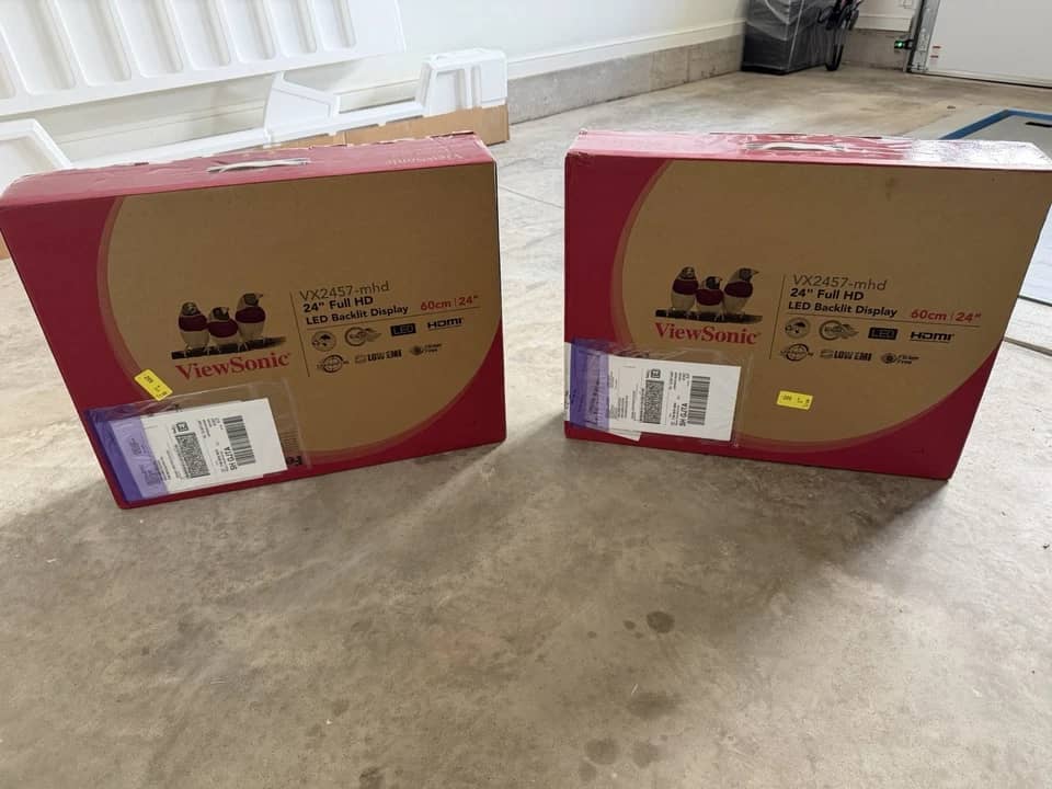 ViewSonic VX2457-MHD Monitors New Black