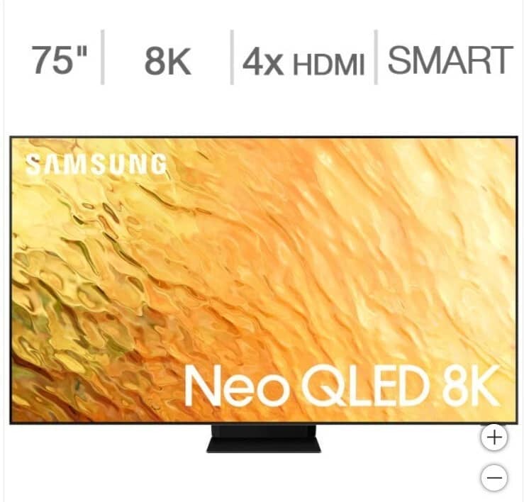 Samsung QN85B TVs Open-Box Excellent Black