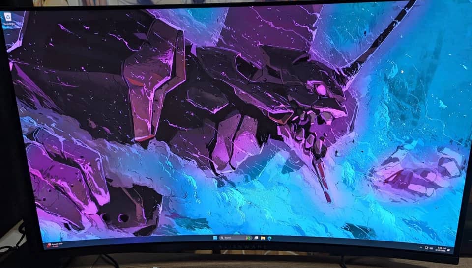 Dell AW3225QF Monitors Used - Good Black