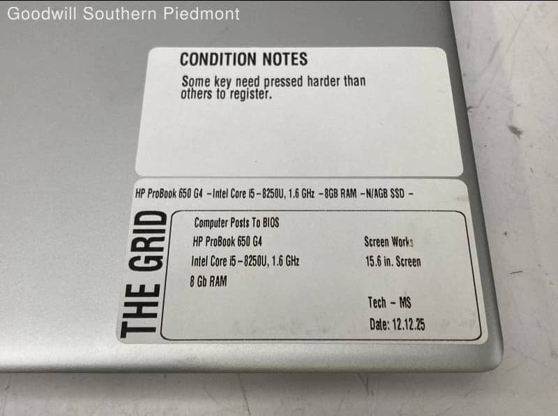 HP ProBook 650 G4 Computers Refurbished - Excellent 256GB 16GB
