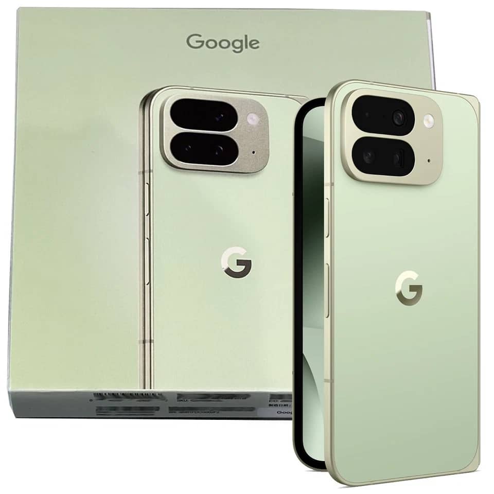 Google Pixel 10 Pro Fold Cell Phones Green 256G New Unlocked