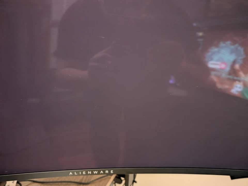 Dell AW3225QF Monitors Used - Good Black