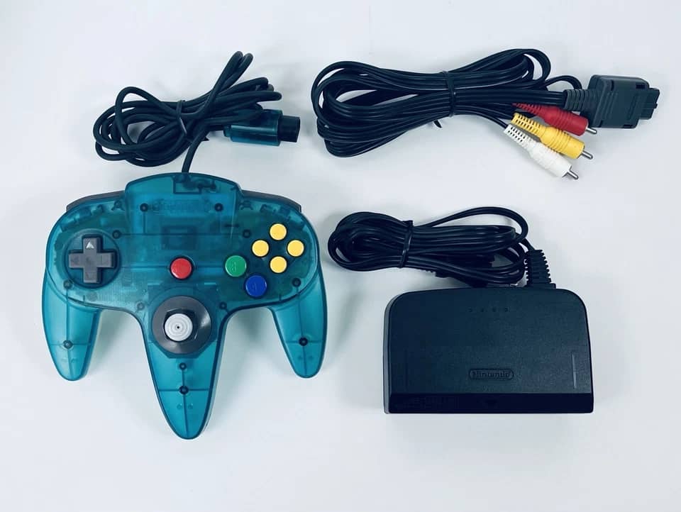 Nintendo 64 System Video Game Consoles New Silver