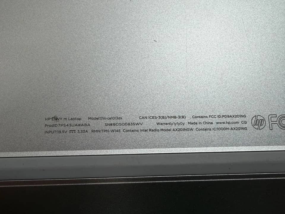HP Envy 17 Computers New 1TB 32GB