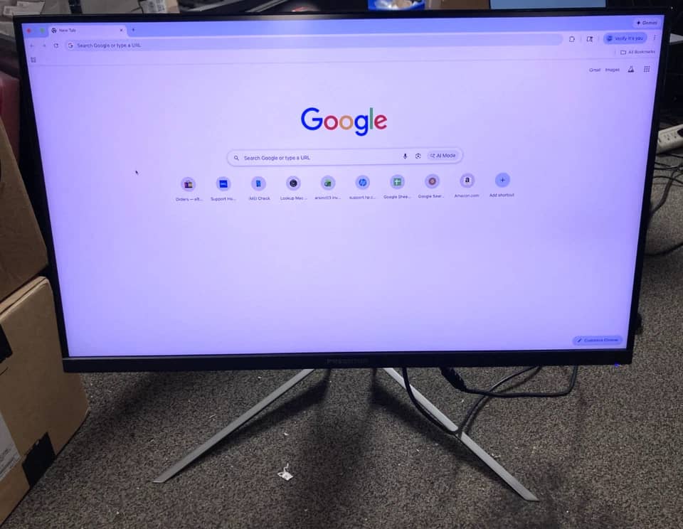 Acer X32 Monitors Used - Good Black