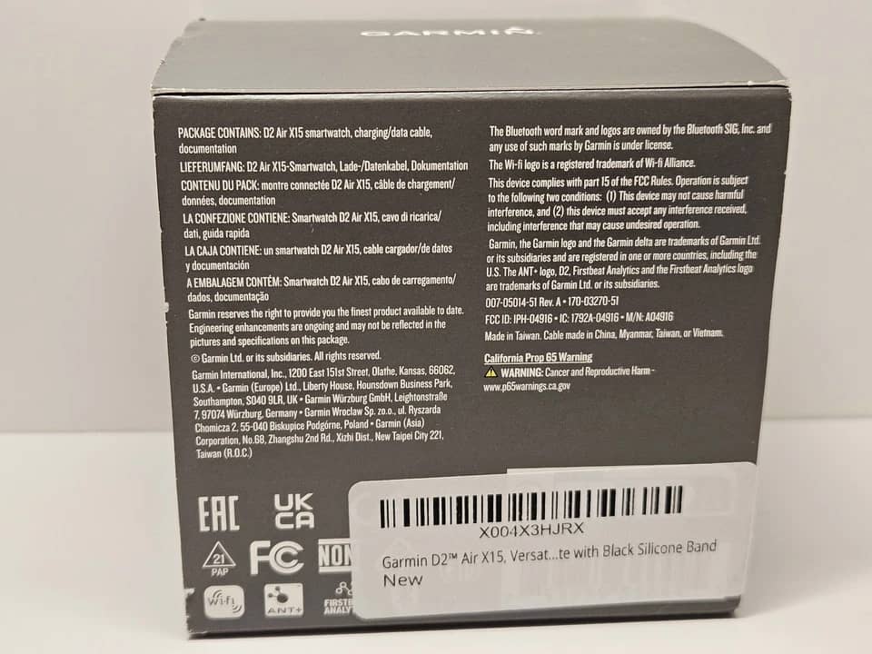 Garmin D2™ Air X15 Smartwatches New Black