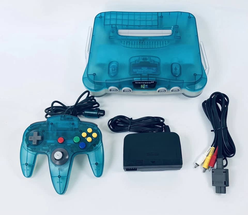 Nintendo 64 System Video Game Consoles New Silver