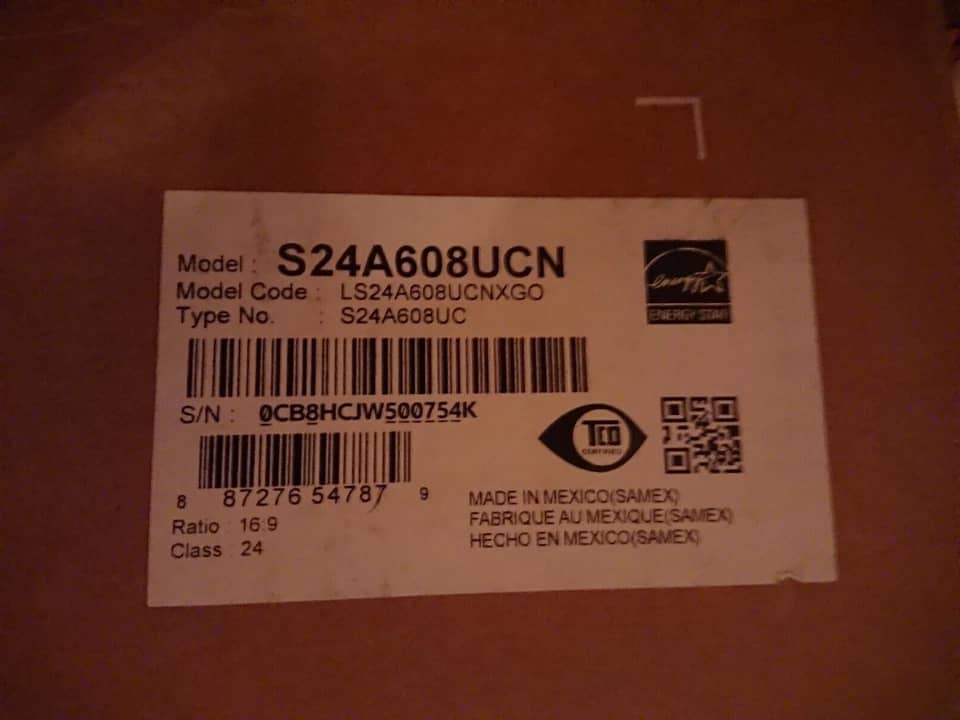 Samsung S24A608UCN Monitors Used - Good Black