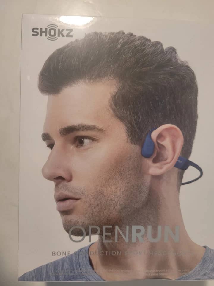 Shokz OpenRun Headphones & Earbuds New Blue