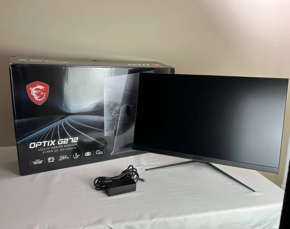 MSI Optix G272 Monitors New Black
