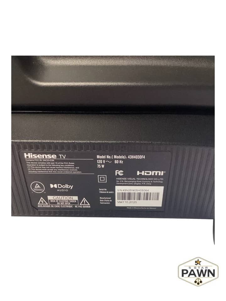 Hisense H4030F1 TVs New Black