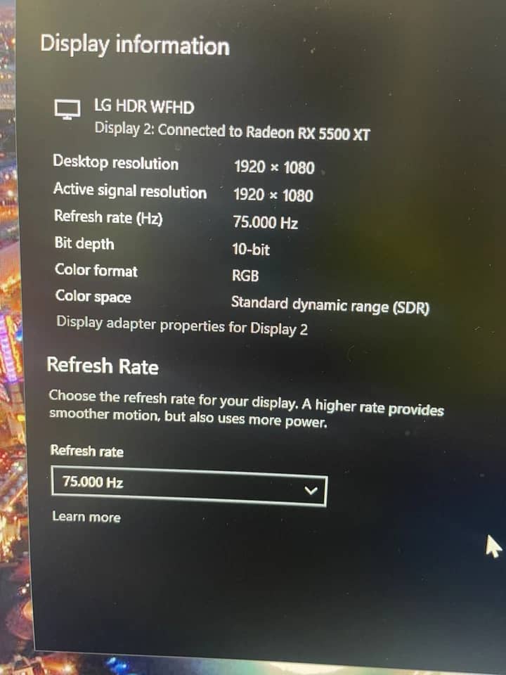 LG 29WL500 Monitors Used - Good Black
