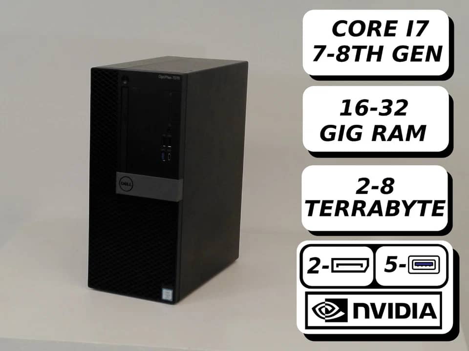 Dell OptiPlex 7060 Computers New 512GB 16GB