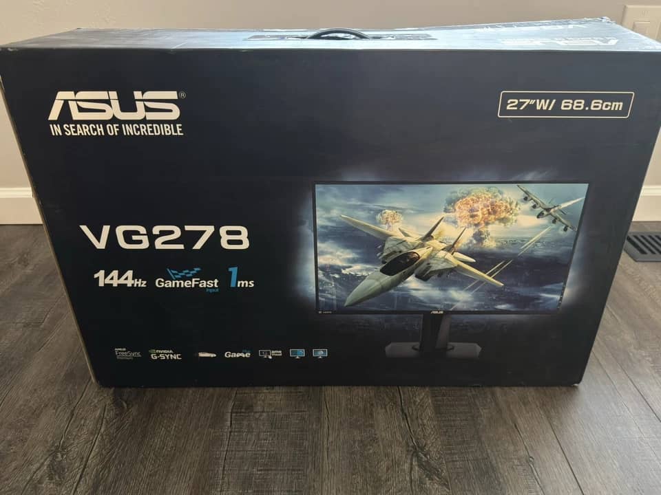 ASUS VG278Q Monitors Used - Good Black