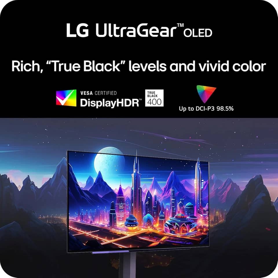 LG 27GS93QE Monitors New Black