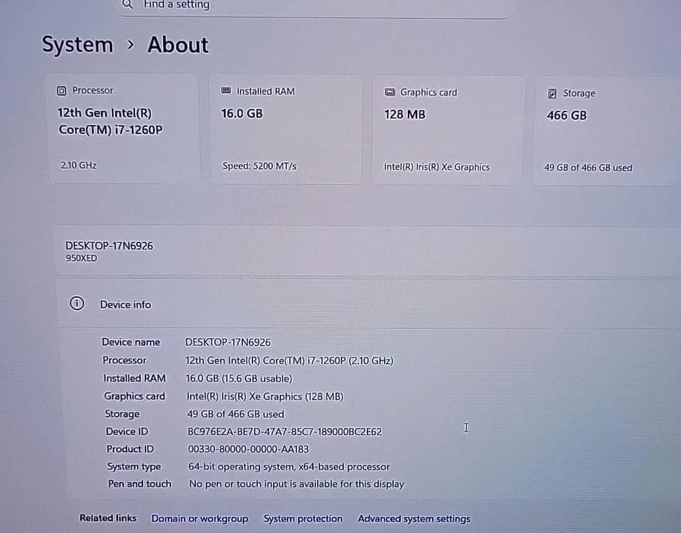 Samsung Galaxy Book2 Pro Computers Used - Good 512GB 16GB