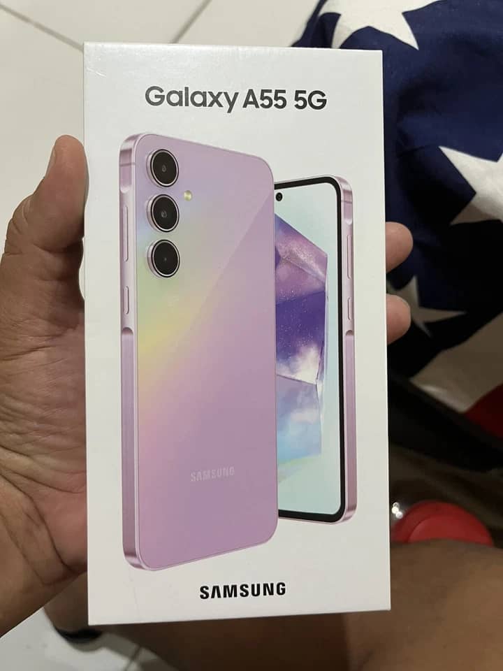 Samsung Galaxy A55 Cell Phones Blue 128G New Unlocked