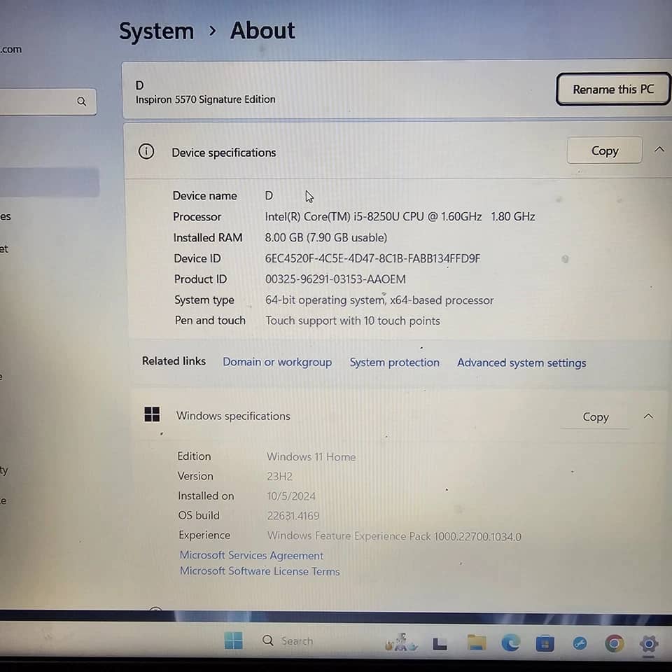 Dell Inspiron 15 5000 Computers Used - Good 500GB 12GB