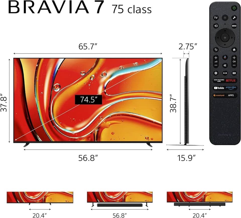 Sony bravia 7 TVs New Black