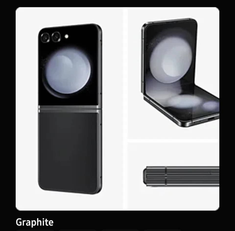 Samsung Galaxy Z Flip5 Cell Phones Black Unspecified New