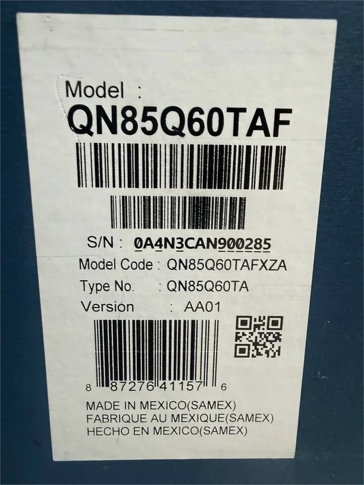 Samsung QN85B TVs Open-Box Excellent Black