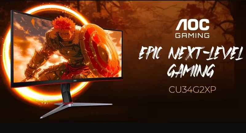 AOC CU34G2X Monitors New Black