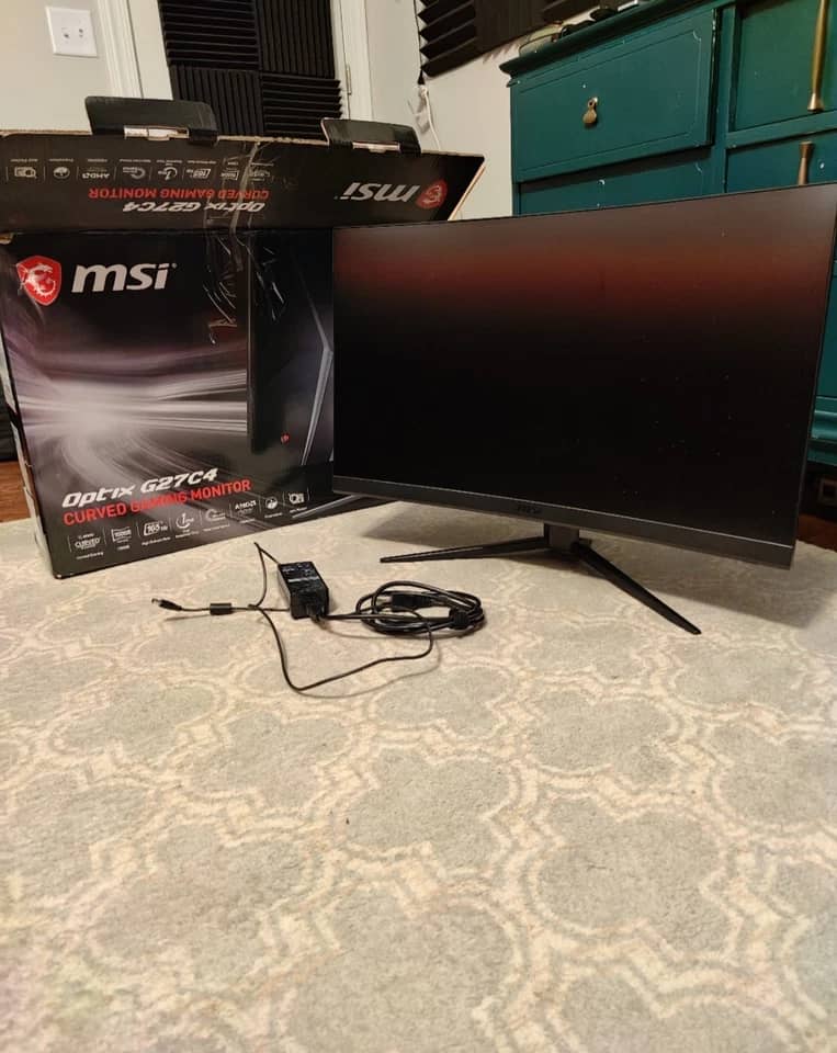 MSI Optix G27C5 Monitors Refurbished - Premium Black
