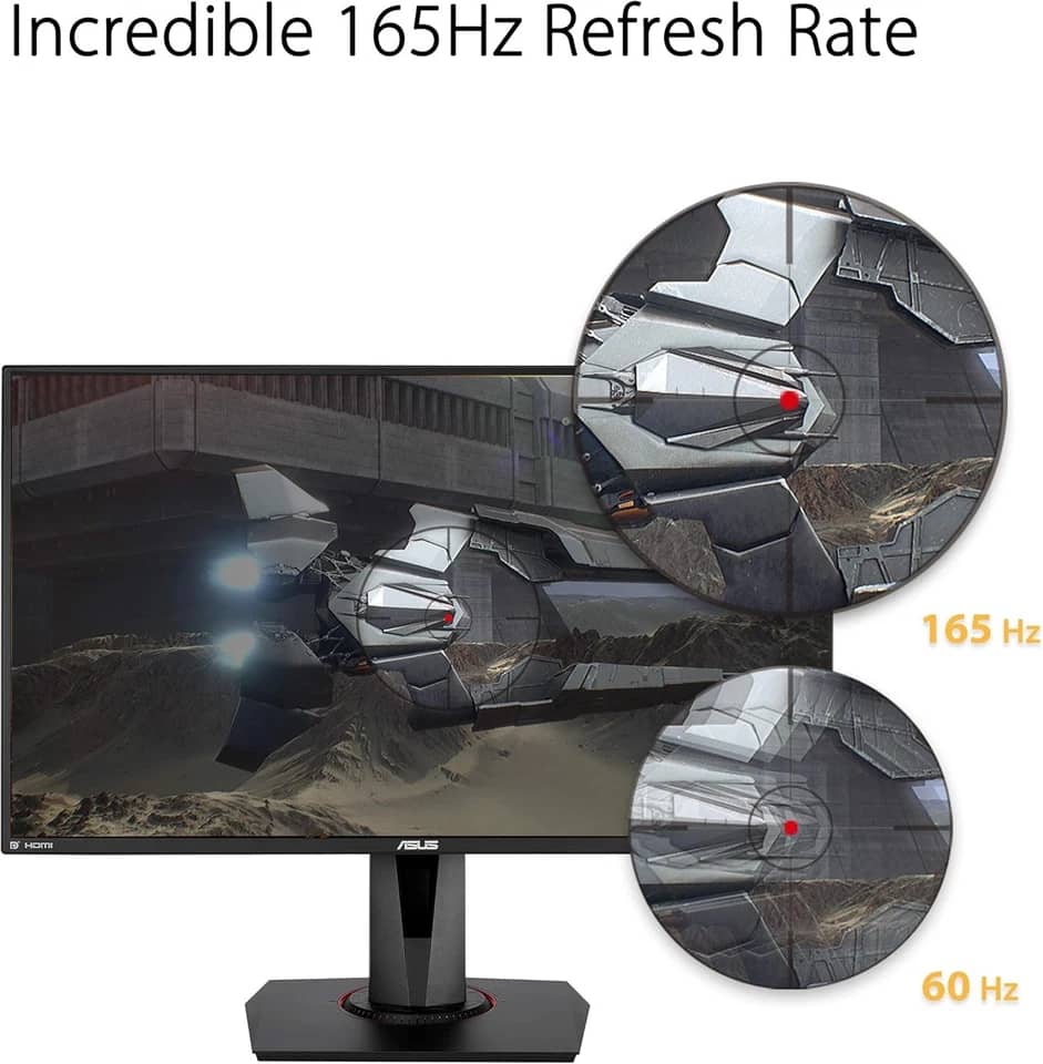 ASUS VG279QR Monitors Used - Very Good Black