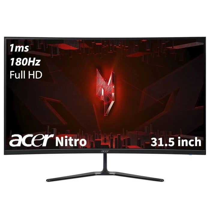 Acer ED320QR Monitors New Black