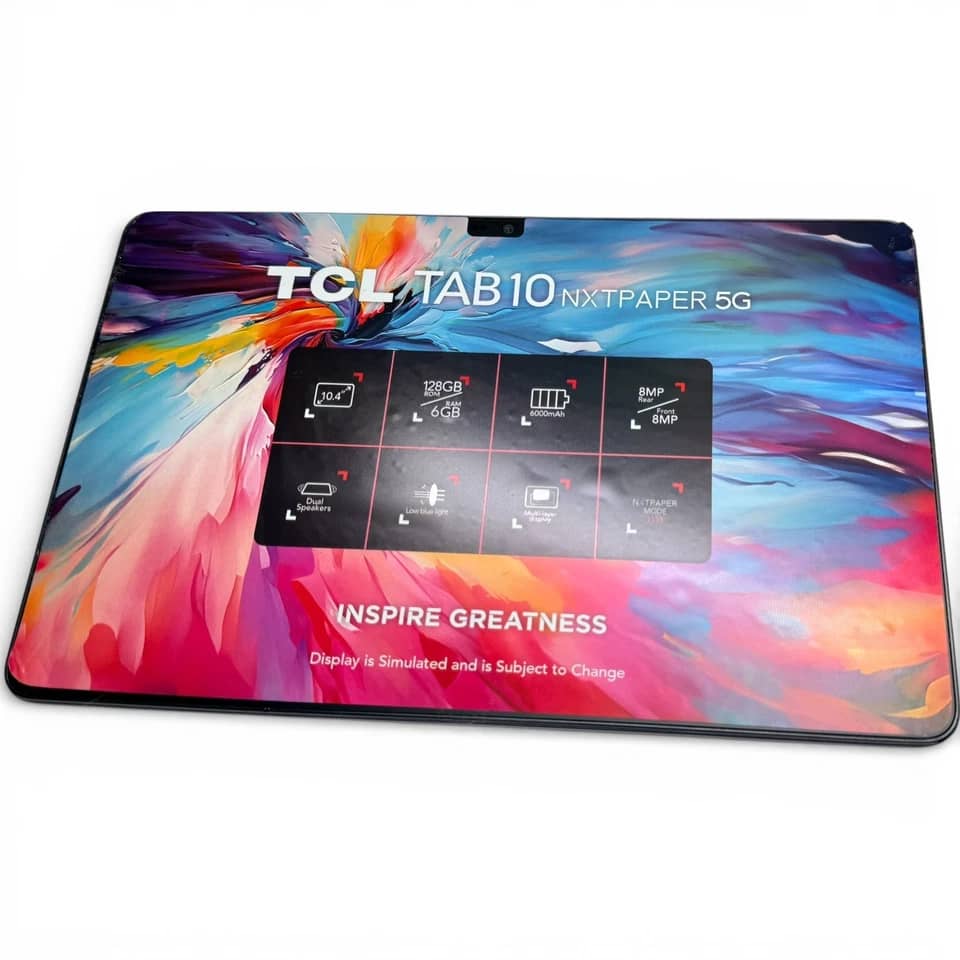 TCL Tab 10 NXTPAPER 5G Tablets Blue 128GB Open-Box Excellent