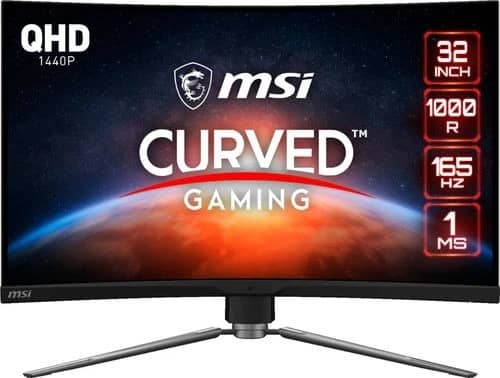 MSI MPG ARTYMIS 323CQR Monitors Used - Good Black