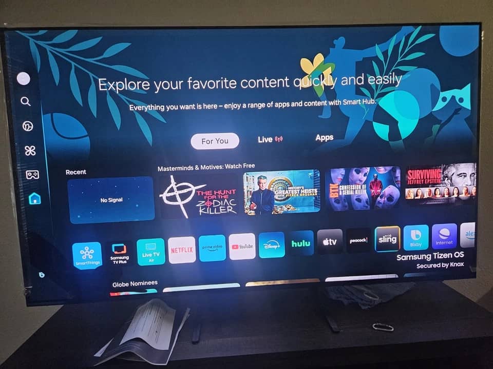 Samsung Samsung QN55S90DAFXZA TVs New Black