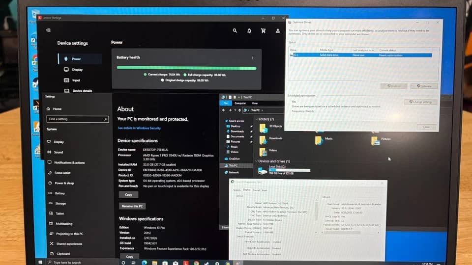 Lenovo ThinkPad P16s Gen 2 Computers Refurbished - Good 1TB 32GB