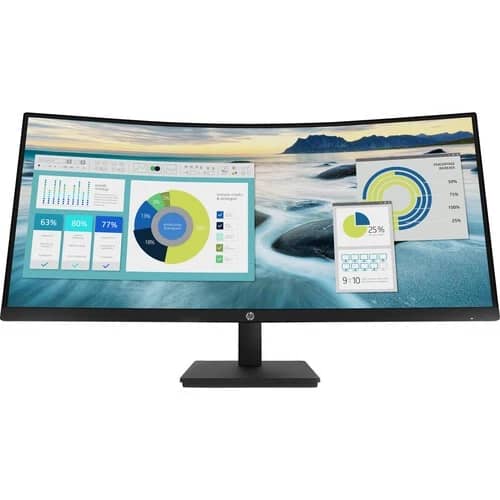 HP P34hc G4 Monitors Used - Like New Black