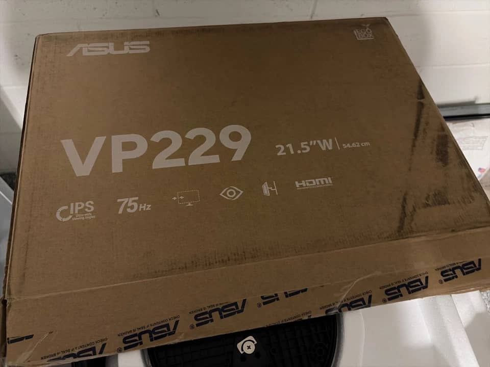 ASUS VP229Q Monitors New Black