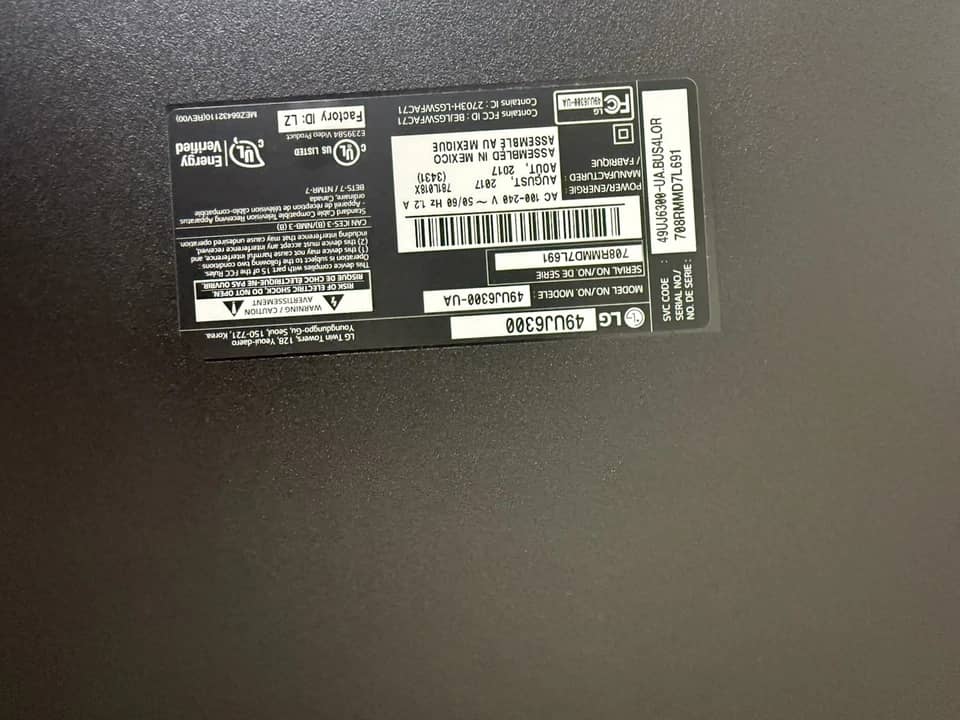 LG 75un7070puc TVs New Black