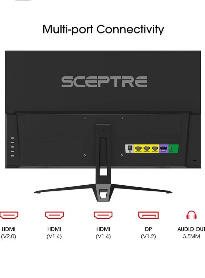 Sceptre Sceptre E248B-FPT168 Monitors Open-Box Excellent Black