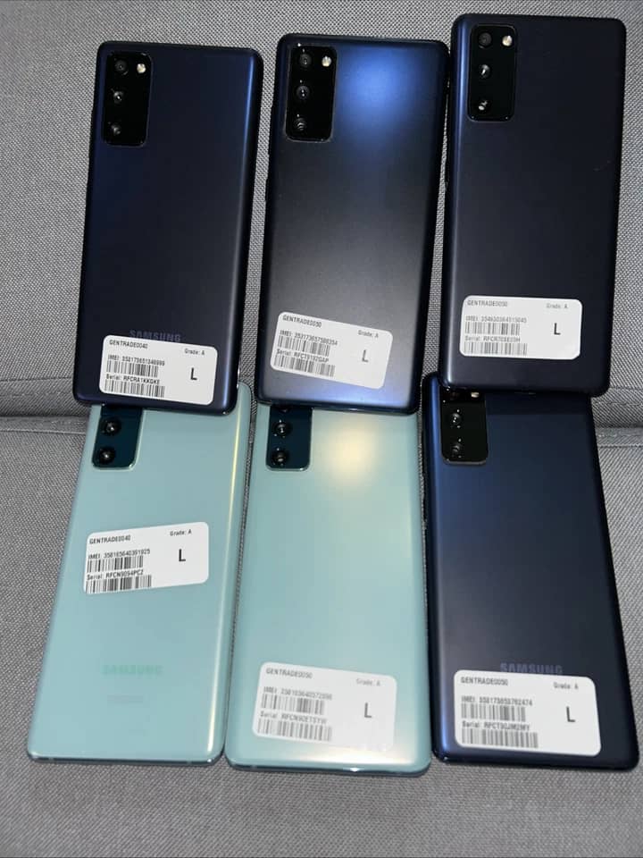 Samsung Galaxy S20 FE Cell Phones Blue 128G New Unlocked