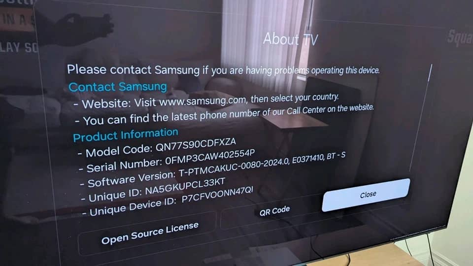 Samsung S90C TVs New Black