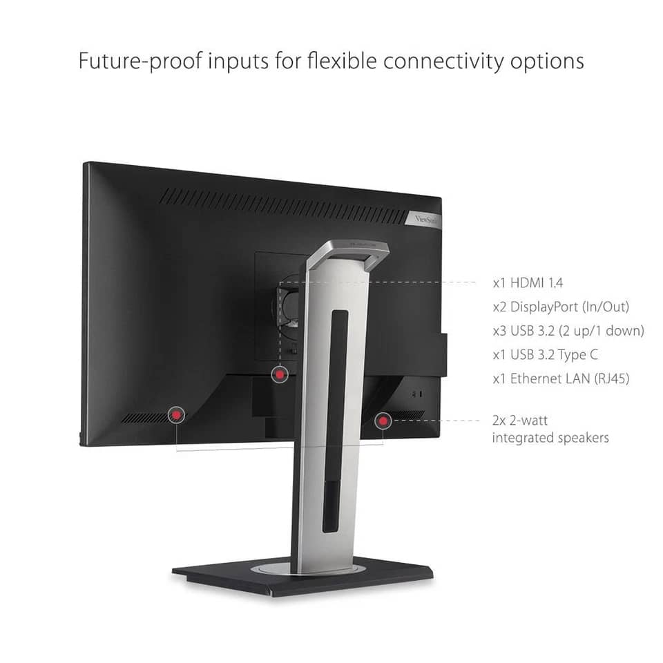 ViewSonic VG2456 Monitors New Black