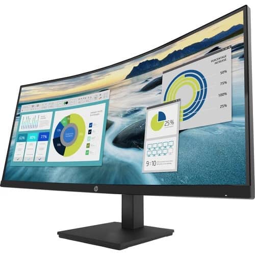 HP P34hc G4 Monitors Used - Like New Black