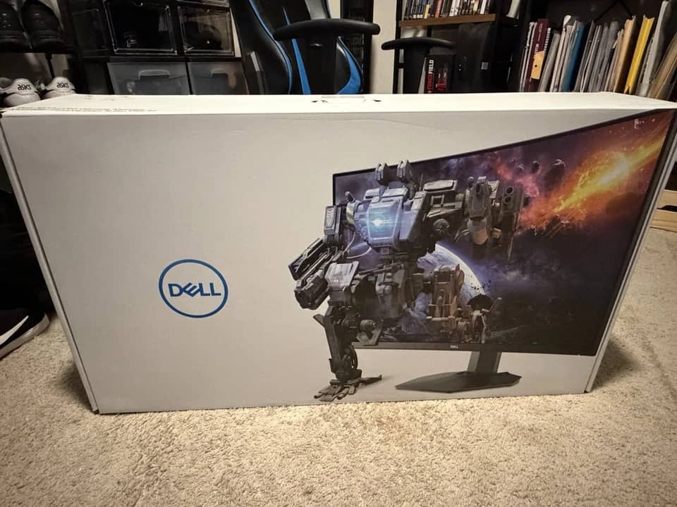 Dell S3222DGM Monitors Used - Good Black