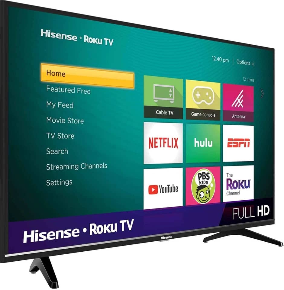 Hisense 43H4030F4 TVs Used - Good Black