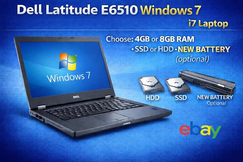 Dell Latitude 6510 Computers Refurbished - Excellent 320GB 4GB