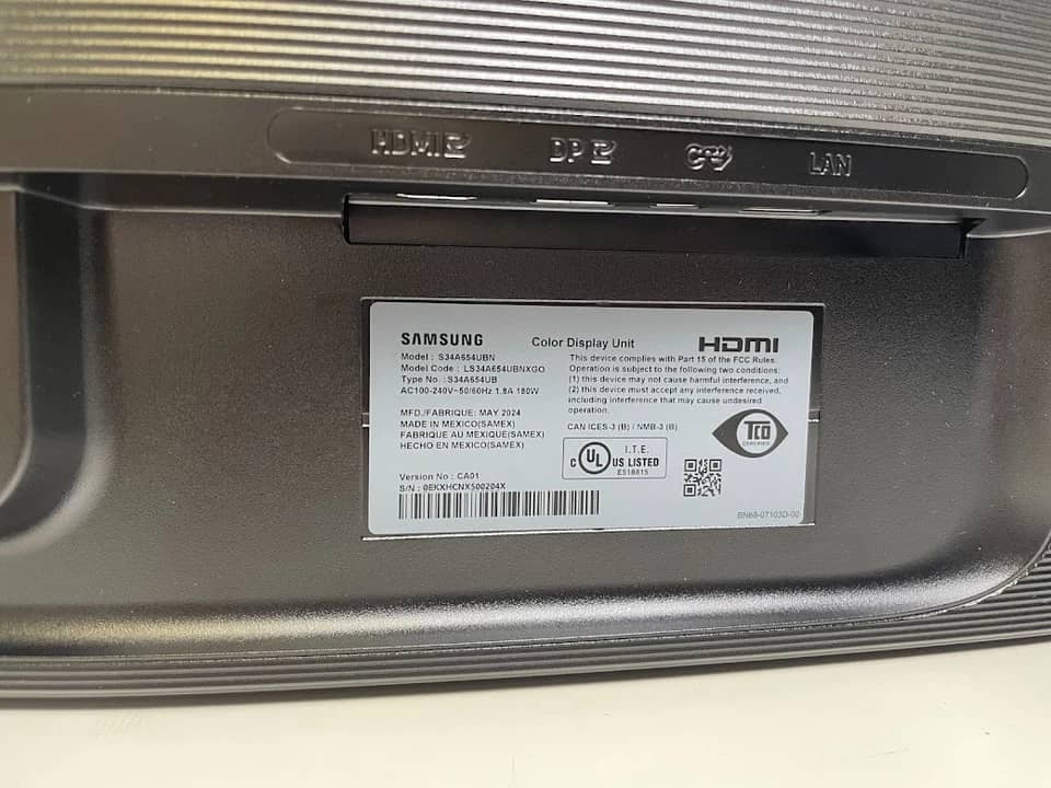 Samsung S65UA Monitors New Black