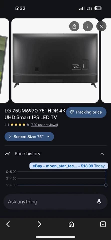 LG UR640S9UD TVs New Blue