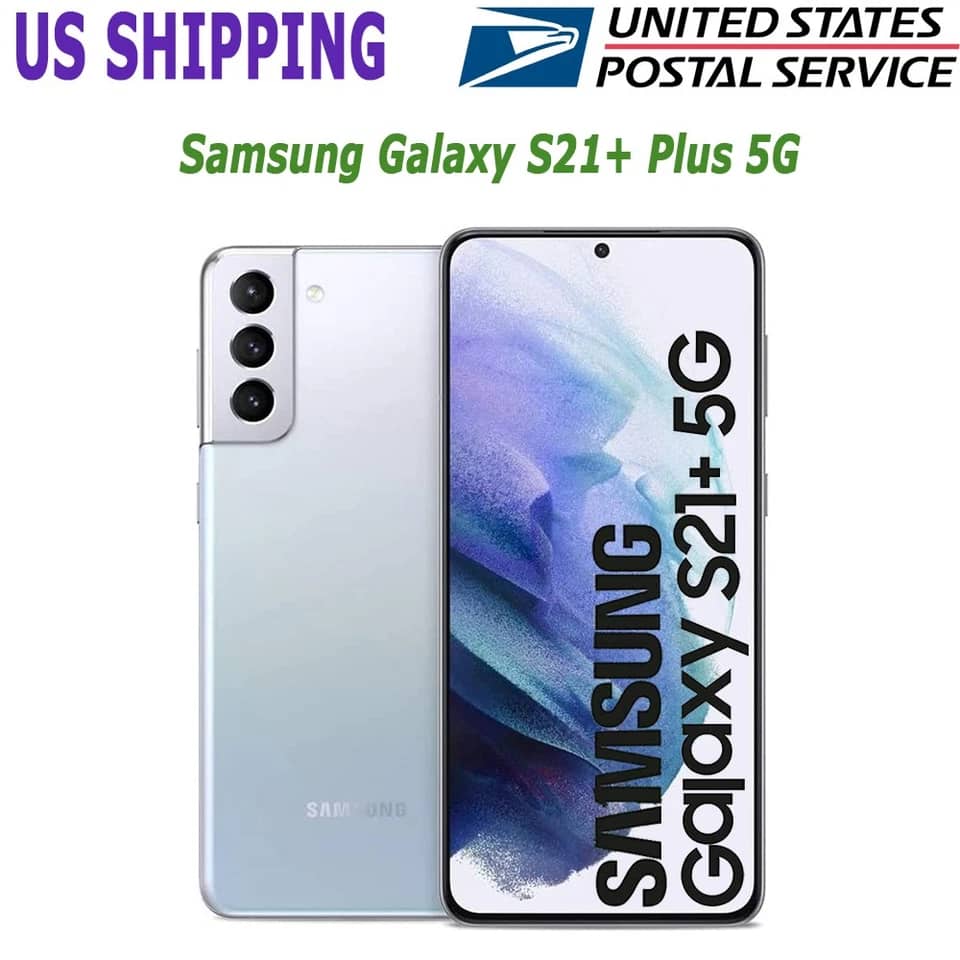 Samsung Galaxy S21 Cell Phones Silver 128G New Unlocked